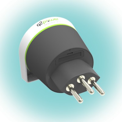 Q2 power Utazó adapter 