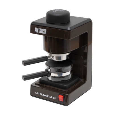 Szarvasi SZV-612/3 Mini Espresso kávéfőző 11958, 800 W, 3.04 bar, üveg kiöntő, hőkorlátozó, hőkioldó, barna