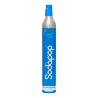 Sodapop univerzális patron szódakészítő géphez, CO2 patron, 425g, 60-80 liter szóda elkészítéséhez