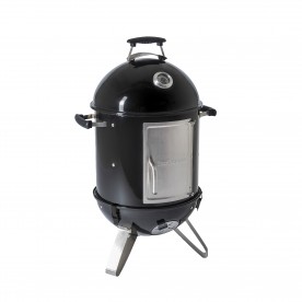 Barbecook BC-SMO-5017 Oskar S zománcozott füstölő és grill, fekete, átmérő 40cm