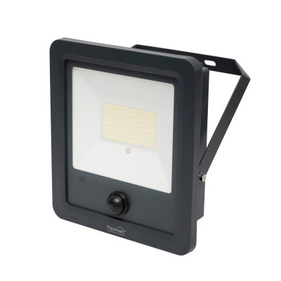 Home FLP1800SOLAR napelemes LED reflektor, 112 db SMD LED, 1800lm, mozgásérzékelő, IP65 védettség, szolárpanel, távirányítható