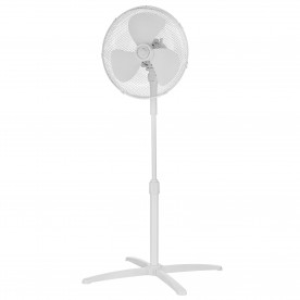 MIDEA FS40-21M álló ventilátor, 40 cm-es lapátátmérő, állítható magasság, 3 fokozat, 40W, fehér