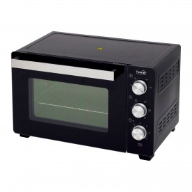 HOME HGMS30G mini sütő, 1600 W, max. 230 °C, 30 liter, időzítő, hőszigetelt burkolat, üvegajtó