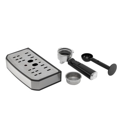 HOME HGPR15 presszókávé főző, 15bar, inox, tejhabosítás, elektronikus vezérlés, automatikus kikapcsolás
