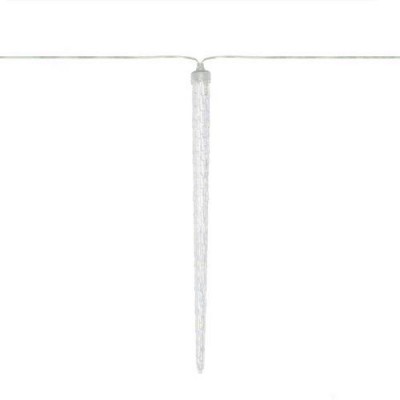HOME KJL288 jégcsap fényfüzér, 3,5m hosszú, 288db hidegfehér SMD LED, 8db jégcsap/36db LED, hálózati adapter, kül- és beltéri kivitel
