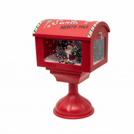 HOME LFS410 havazó postaláda, 8 dallam, 6 db hidegfehér LED, elemes vagy adapteres tápellátás, beltéri kivitel