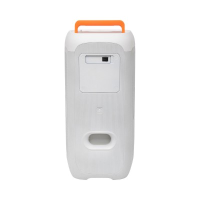 SAL PAR216WH party hangfal, 60 W, 2-utas bassz-reflex, 3 hangszóró, Bluetooth, MP3, digitális kijelző, LED fényeffekt, mikrofonnal