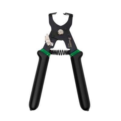 Pro'sKit PM-386 professzionális kábelkötegelő vágó és fogó, kétféle vágási módszer, ergonomikus markolat
