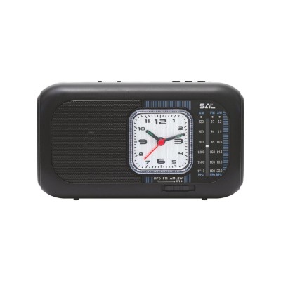 SAL RPH3 napelemes rádió és multimédia lejátszó, hibrid töltés, 3 sávos, napelemes, Bluetooth, cserélhető akkumulátor