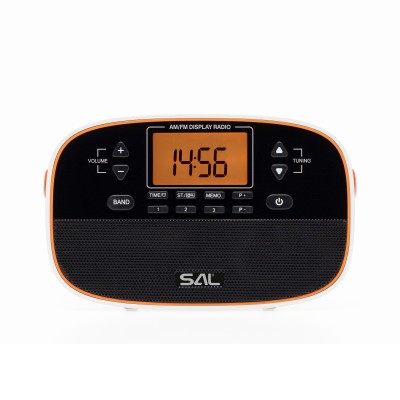 SAL RPR4LCD táskarádió, AM-FM automatikus hangolás, 2x40 programhely, órakijelzés