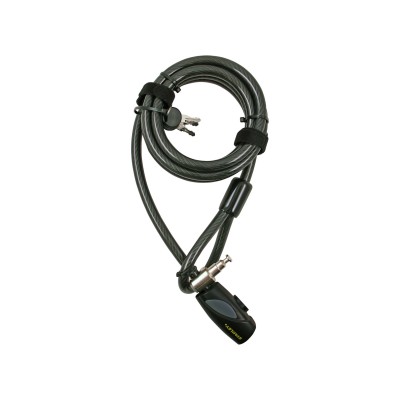 STANLEY S741-163 családi kulcskábeles kerékpár zár, 3 kulcsos, 2400 mm hosszúság