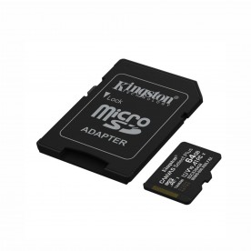 Kingston SDCS3/64 microSDXC memóriakártya, 64GB, Class 10, UHS-I, V10, A1