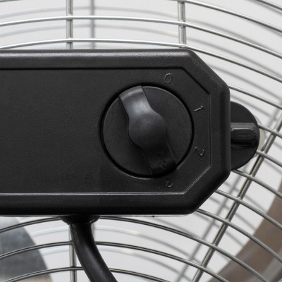 HOME SFI45H álló fém ventilátor, 110 W, 45 cm-es lapátátmérő, állítható magasság, 3 fokozat, fém lapát