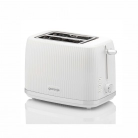 Gorenje T850DPW kenyérpirító, 850 W, 7 fokozat, újramelegítés, kiolvasztás, hőfokszabályozó, megvilágított nyomógombok