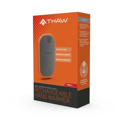 THAW Újratölthető kézmelegítő, powerbank funkcióval, kicsi - THA-HND-0017-G